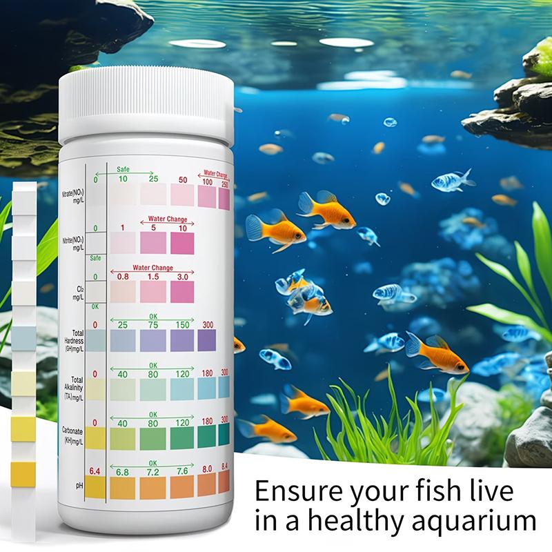 Aquarium Fish Quality - 수족관 수질 테스트 스트립 8 in