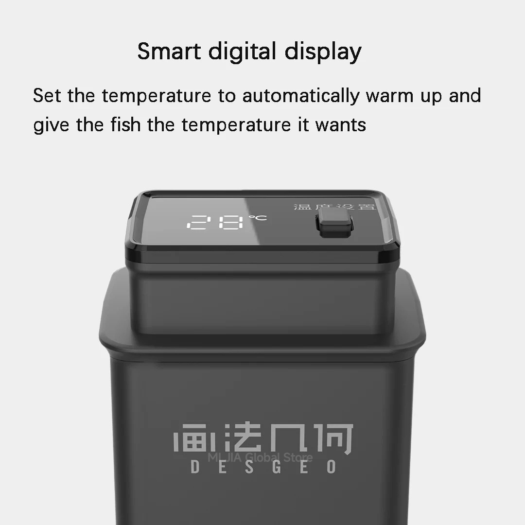 DESGEO 50W 스마트 어항 히터 - 앱 제어, 지 - Aquarium Xiaomi 리뷰 및 가격