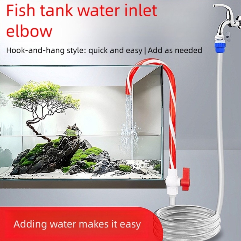 어항은 유연한 위치 지정 식품 안전 플라스틱 수관으로  - Aquarium Fish Youtube 리뷰 및 가격