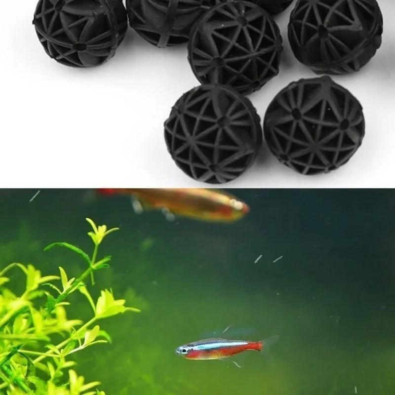 50개 16mm 수족관 바이오 필터 볼 어항 연못 여과 - Aquarium Fish Quality 리뷰 및 가격