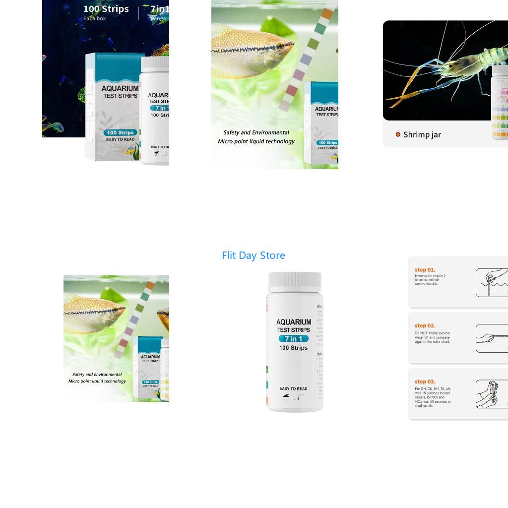 초보자 수족관 테스트 스트립을 위한 F92C 100Pc - Aquarium Fish Quality 리뷰 및 가격